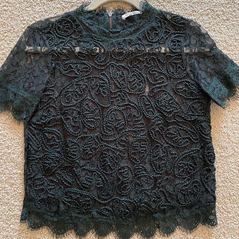 Zara lace top